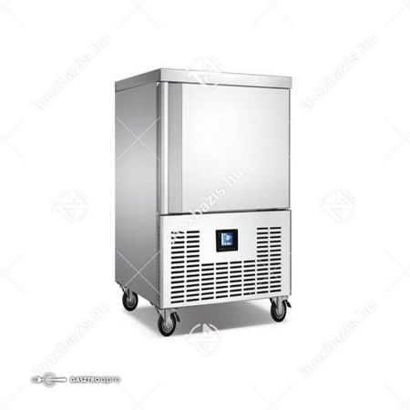 ELADÓ ÚJ! Ipari Sokkoló hűtő fagyasztó 10 tálcás GN1/1 és 60×40 EVCO HACCP digitális vezérlés...