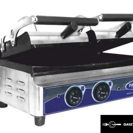 új inox dupla kontaktgrill tost sütő alsó sütőfelület 52x25cm-es felső 2x25x25 cm-es grillsütő...