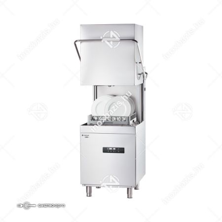 Eladó új! Kalapos "átfutó" ipari mosogatógép 10,8 kW digitális Aqua H5